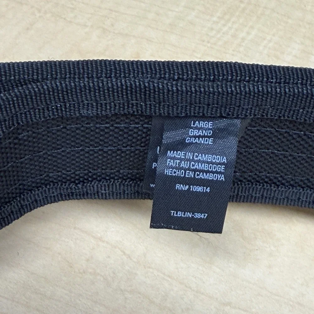 5.11 Tactical Men's Belt Size Large Nylon Strap Black Model 109614